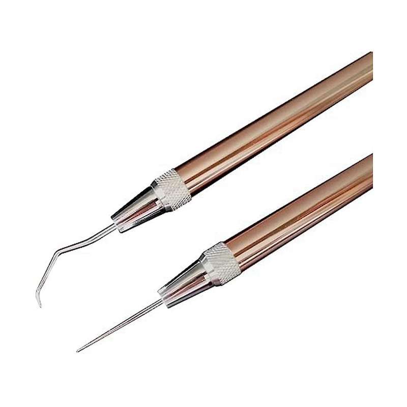 2pcs Weeding Tools for Vinyl - Vinyl Weeding Tool with Light, Weeding Pen Craft Tweezers for Cuttin
