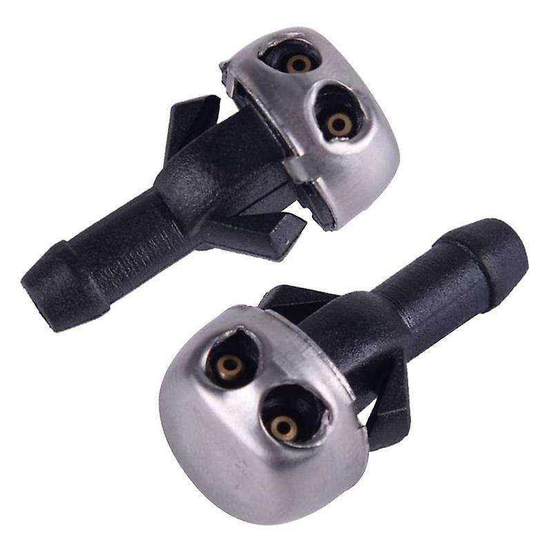 2PCS Windshield Washer Nozzle Water Spray Jet Fit for R107 W114 W115 230 240D 380 450 560 SL SLC 107