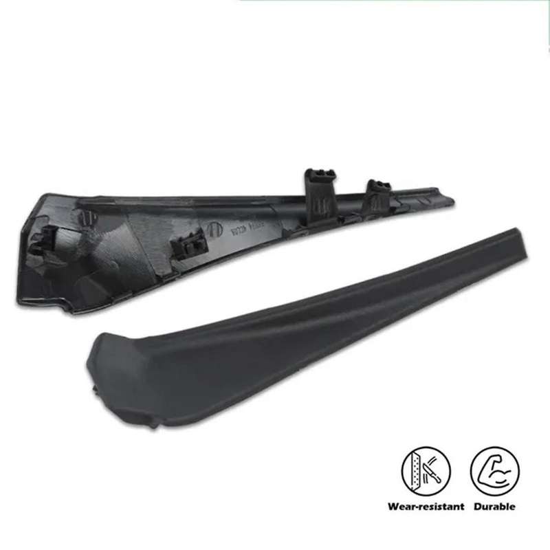 2PCS Windshield Wiper Cowl Extension Trims for for Rogue 2014-20 66895-4CL0A 66895-4BA1A 66894-4CL0