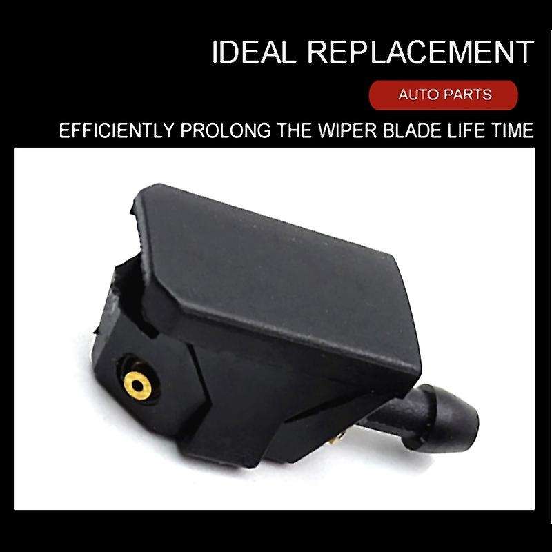 2Pcs Windscreen Washer Jet Universal Black Car Arm Windscreen Washer Wiper Blade Water Spray Jets N