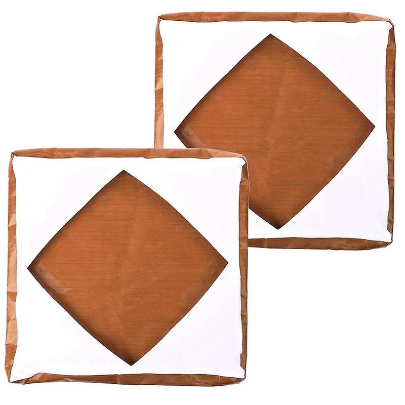 2Pcs Wrap Cover for Heat Press, Heat Press Platen Wrap Cover 15X15 Inch Heat Resistant Reusable Heat