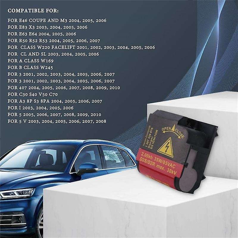 2Pcs Xenon HID Headlight Bulb Igniter Socket Holder for - - - Golf 1307329076