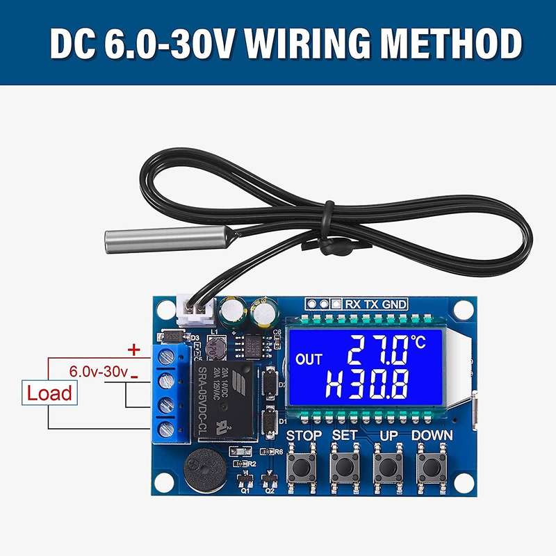 2Pcs XY-T01 Electronic Temperature Controller, Control Module -50Celsius to 100Celsius Temperature C