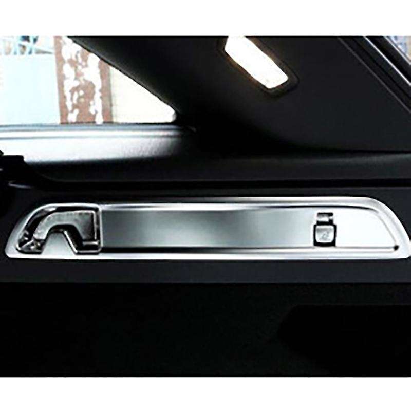 2Pcs/Set ABS Chrome Car Trunk Hook Decorative Cover Trim for GLC Class X253 200 260 300 Car Accessor