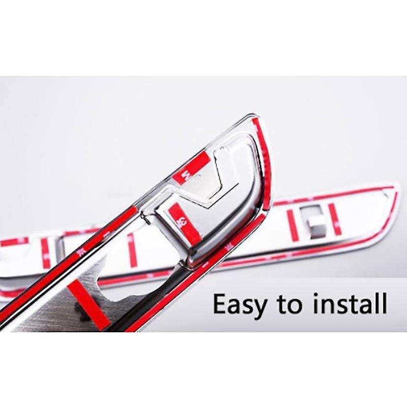 2Pcs/Set ABS Chrome Car Trunk Hook Decorative Cover Trim for GLC Class X253 200 260 300 Car Accessor