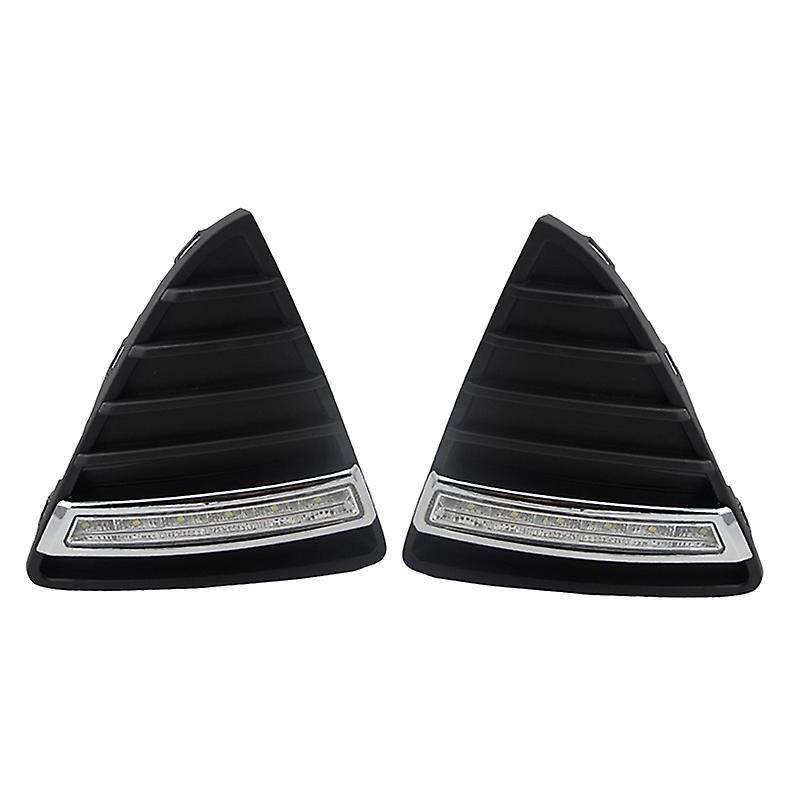 2Pcs/Set Auto Led Drl Daylight Car Daytime Running Lights Set with Fog Lamp for Focus 3 2012 2013 20