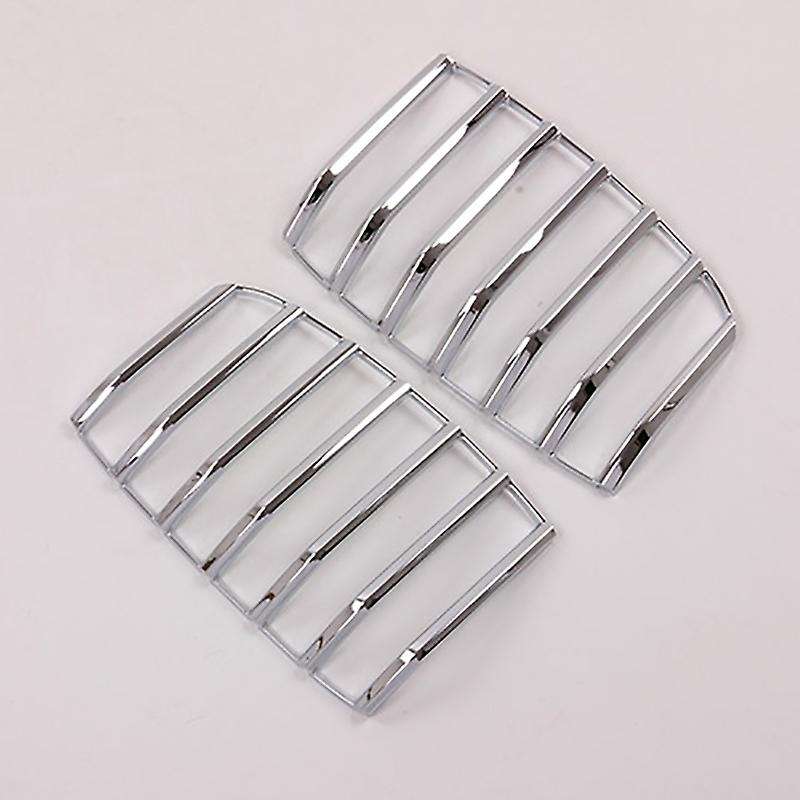 2PCS/Set ABS Chrome Car Front Kidney Grill Grille Decorative Cover Trim for 1 Series 2017-2019