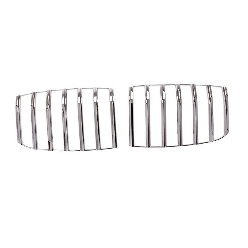 2PCS/Set ABS Chrome Car Front Kidney Grill Grille Decorative Cover Trim for 1 Series 2017-2019