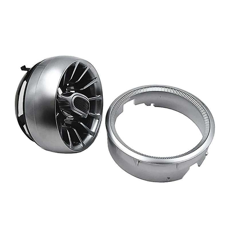 2Pcs/Set Front Dashboard AC Air Condition Air Vent Outlet with Base for V Class W447 2015-2019