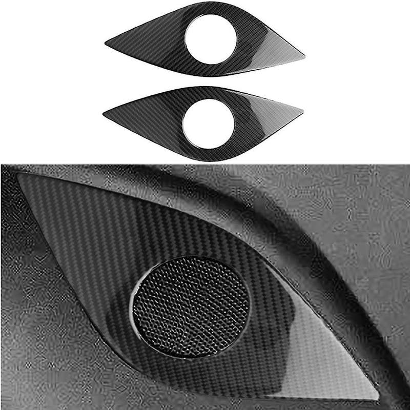2Pcs/Set Car Rear Speaker Decoration Cover Stickers for 2016+ Auto Styling Accessory