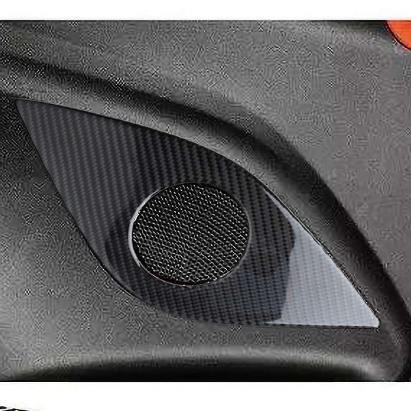 2Pcs/Set Car Rear Speaker Decoration Cover Stickers for 2016+ Auto Styling Accessory