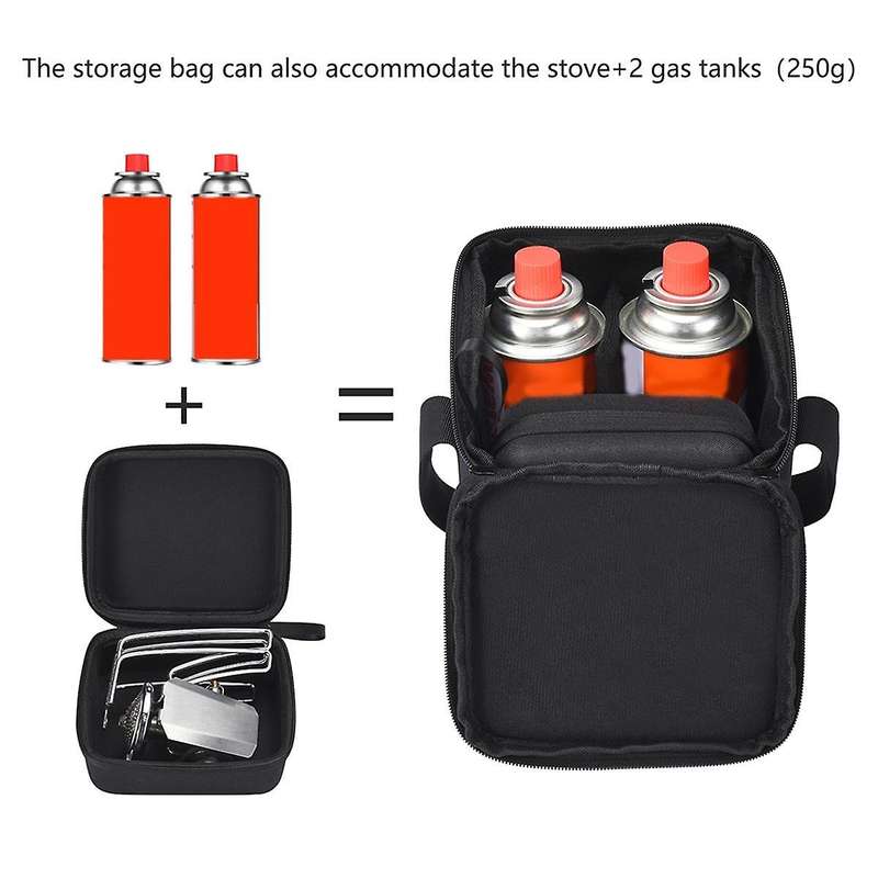 2-piece Set Suitable for St310 Outdoor Mini Stove Storage Box Portable Storage Bag Anti-fall Box