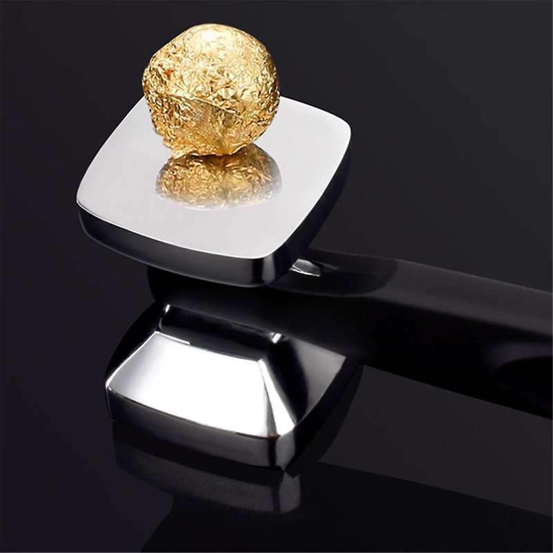 2-Piece Stainless Steel Double-Sided Meat Hammer Tenderizer Comfort Handle for Steak, Beef and Chick