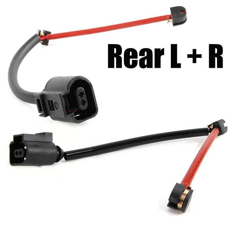 2Pcs/Set Rear Brake Pad Wear Sensor 7L0907637C for for Car Brake System Alarm Wire Line