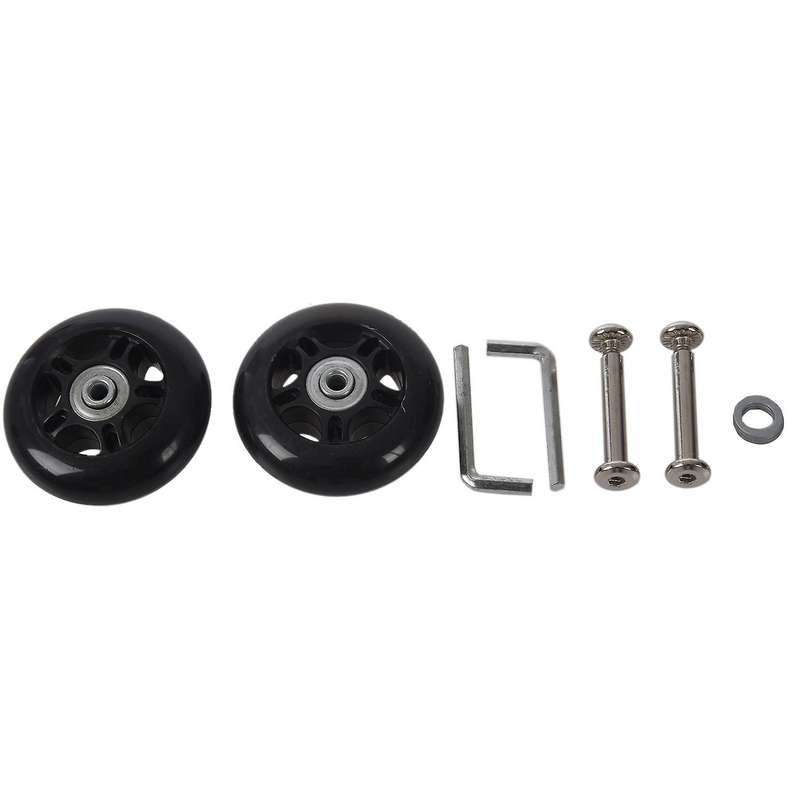 2set 64X18mm Luggage Suitcase / Inline Outdoor Skate Replacement Wheels Black