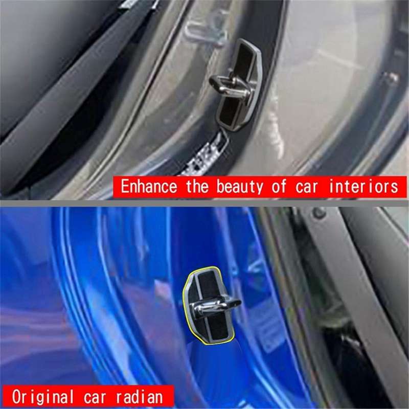 2set Car Door Lock Stabilizer Latches Stopper Covers Protector for All Series Brz Xv Forester Legacy