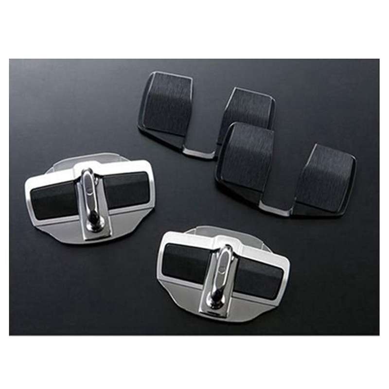 2Set Car Door Lock Buckle Stabilizer Protector Latches Stopper for Sienna Crown Yaris