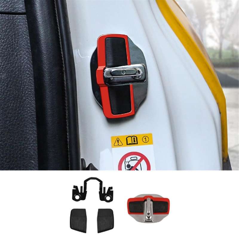 2Set Car Door Stabilizer Door Lock Protector Latches Stopper Covers for All Series Land Cruiser Alph
