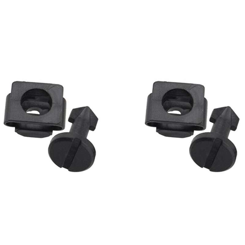 2Set Engine Cover Undertray Wheel Arch Screw Plastic Black for 91501-SS8-A01, 91601-SS8-A01
