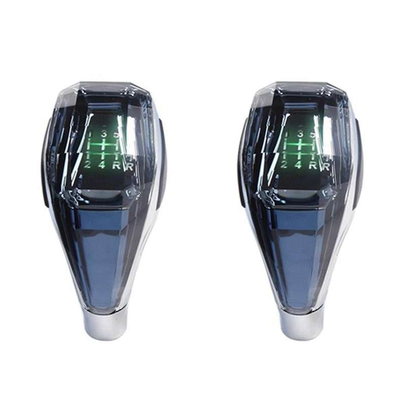 2set Car Universal LED Handles Manual Transmission Gear Shift Knob Lever Stick for