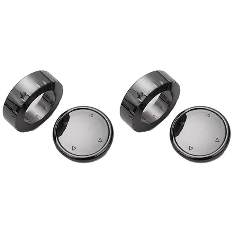 2set for IDrive Car Multimedia Button Cover Trim Knob Sticker for F10 F18 F07 F20 F06 F12 F30 F01 F0