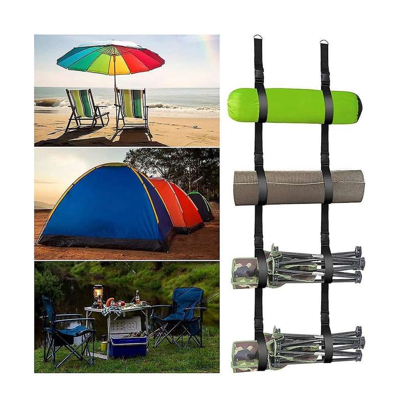 2set Storage for Garage,hanging Organizer Storage Rack Adjustable Garage Storage Strap Holder