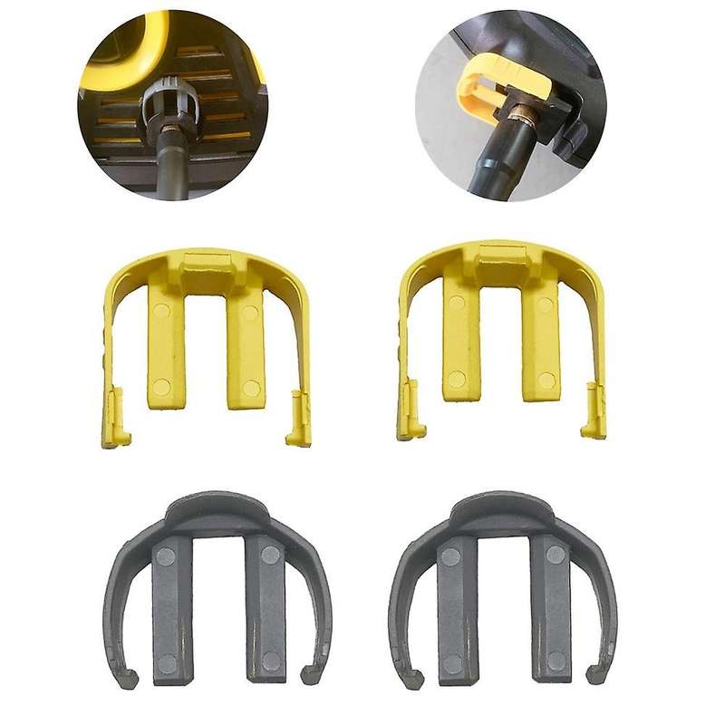 2set Yellow & Grey for K2 K7 Pressure Washer Trigger & Hose Replacement C Clip Clamp for Hose to Ma