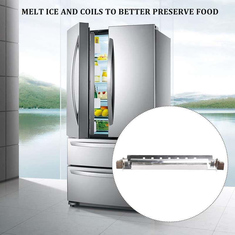 2Sets for WR51X10055 Refrigerator Defrost Heater for WR55X10025 Temperature Sensor for WR50X10068 De
