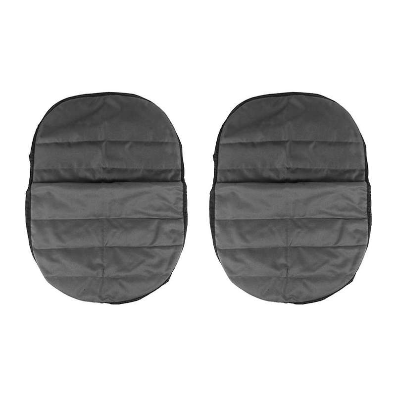 2set Universal Riding Lawn Mower Tractor Seat Cover Padded Comfort Pad Storage Pouch Medium
