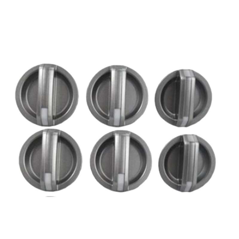 2Set/6Pcs Car Heater Control Knobs UB9B61195 UB9C61195 for PK 2009-2011 Air Conditioner Control Knob