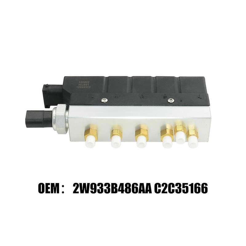 2w933b486aa C2c35166 Car Air Suspension Solenoid Valve Block for Xj Xjr Xj6 Xj8 X350 X358 Vaden Pla