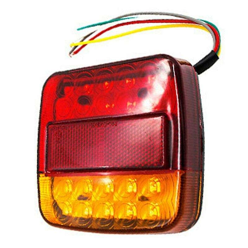 2X 12V 20 LED Boat Truck Trailer Rear Tail Light Indicator Stop Lamp Turn Light for Car