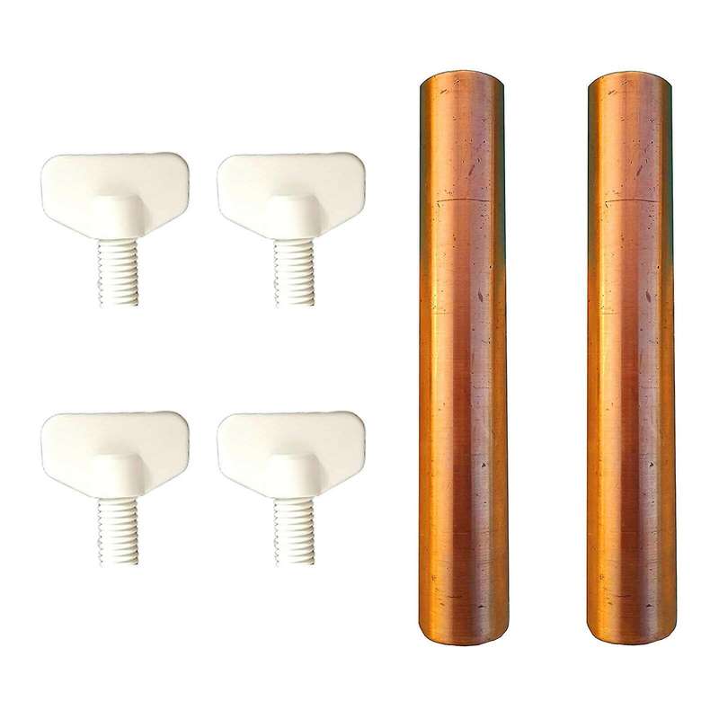 2X 4.13 inch Solar Copper Anode for Solar Pool Ionizer Water Purifier Cleaner Accessories Replacemen