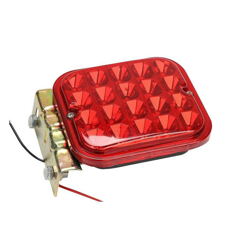 2X 4.5 Inch 20 LED Trailer Tail Truck Boat Turn Signal Brake Light 12V