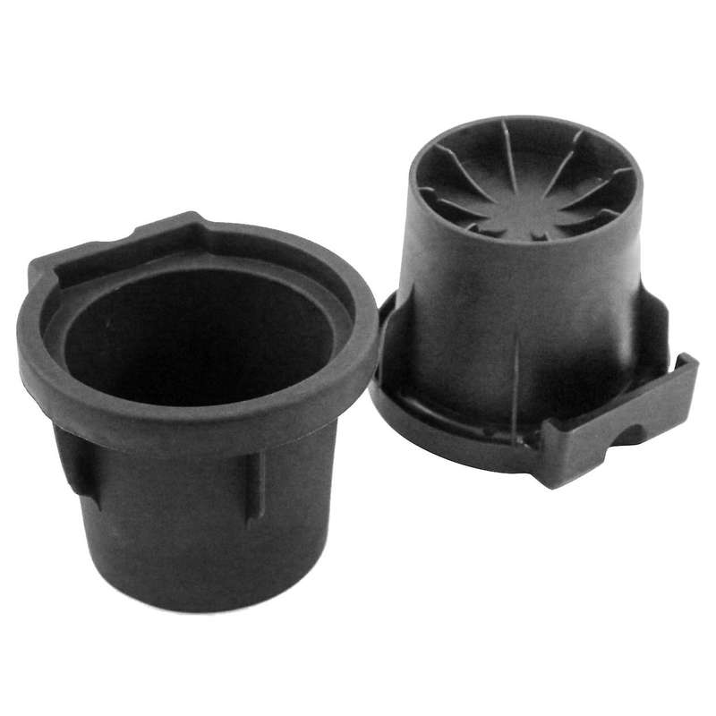 2X 2005-19 Fits for Frontier Console Cup Holder Inserts Liner Black