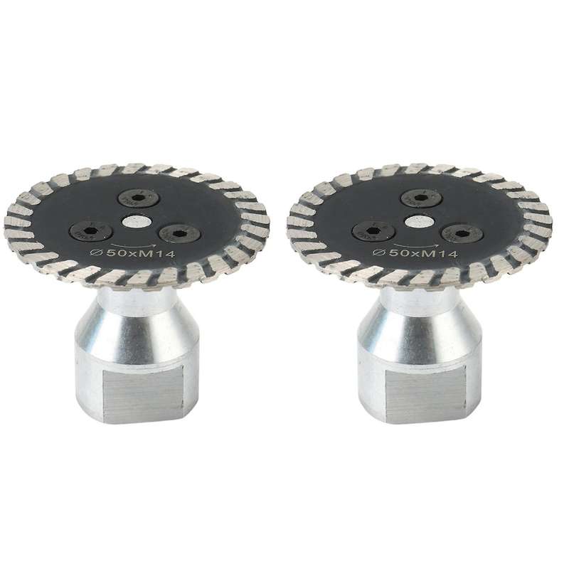 2x 50mm M14 Aperture Diamond Saw with Detachable Engraving