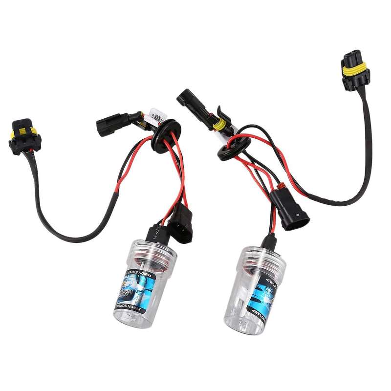 2X 55W H11 Xenon HID Front Light Headlight Car Xenon Lamp Light (6000K)