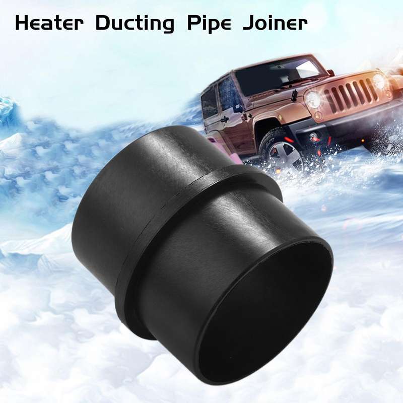 2X 75mm Car Heater Duct Joiner Pipe Parking Heater Hose Line Connector for Webasto Eberspacher(Long