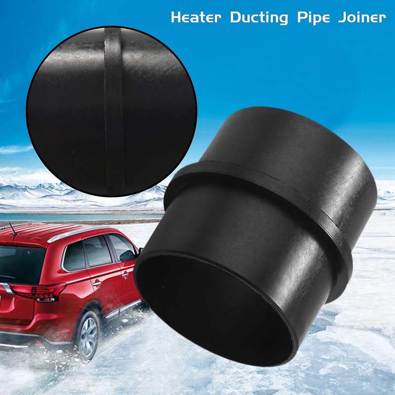 2X 75mm Car Heater Duct Joiner Pipe Parking Heater Hose Line Connector for Webasto Eberspacher(Long