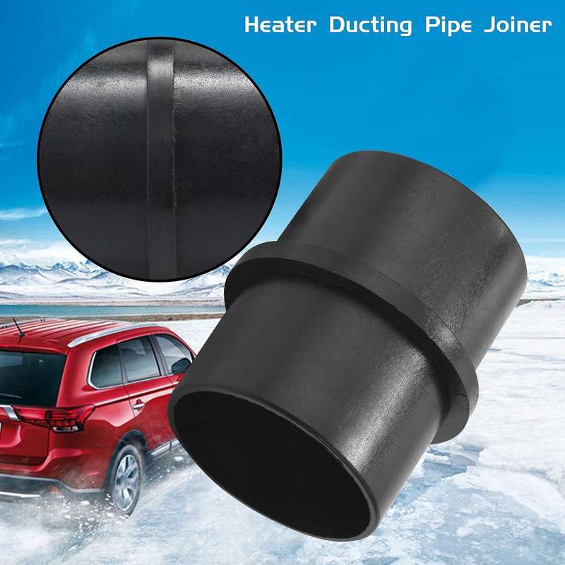2X 60mm Car Heater Duct Joiner Pipe Air Parking Heater Hose Line Connector for Webasto Eberspacher(