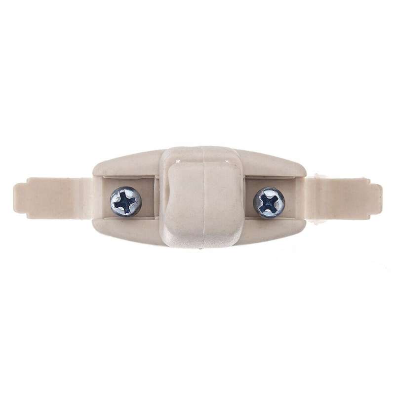 2X Beige Sun Visor Clip Holder Bracket 51168243575 Compatible E46 3 Series 325 M3