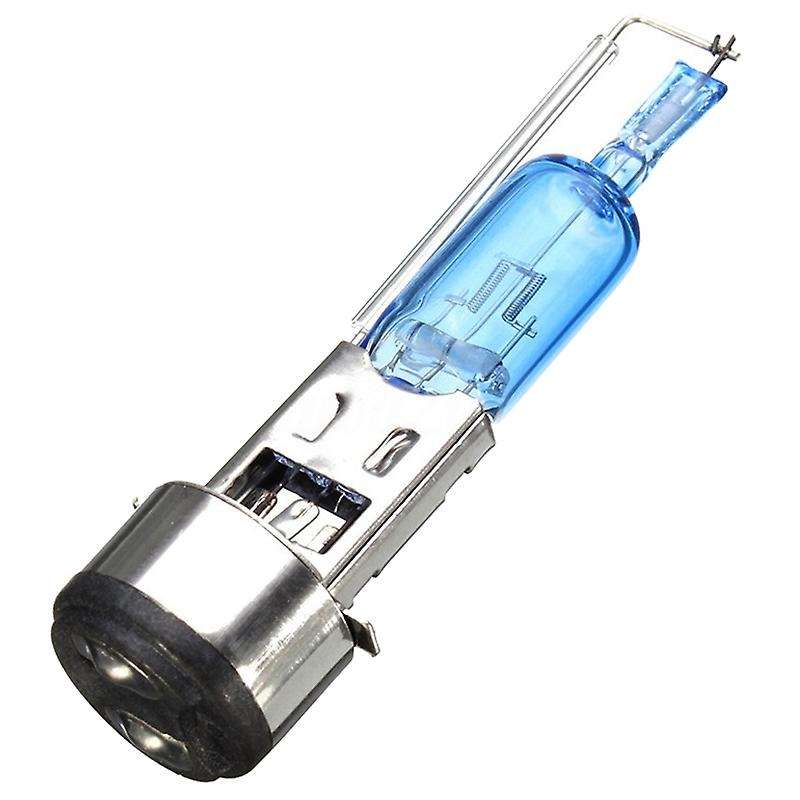 2x Ba20d Natural White Halogen Lamp Bulb 50w 4500-5000k Car Head Light Lamp 12v