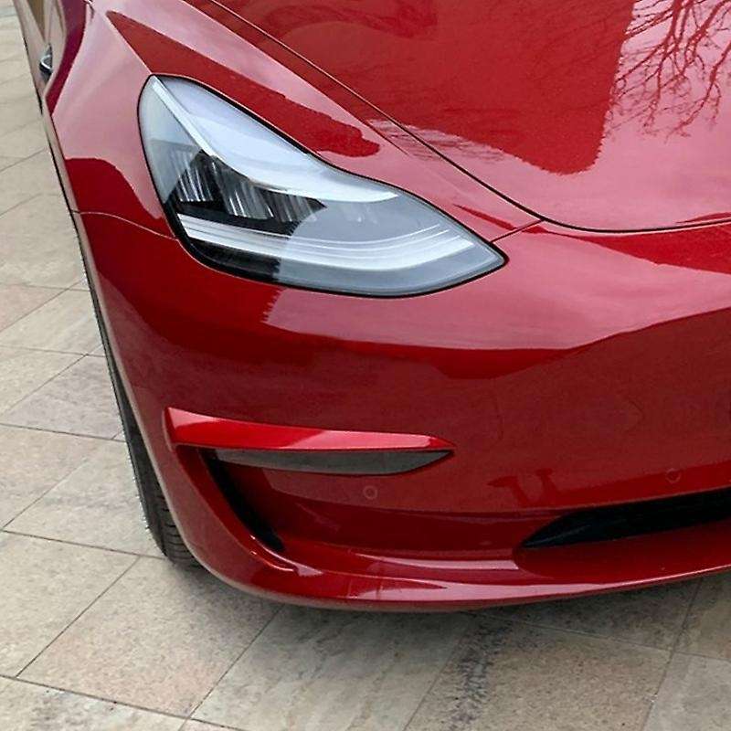 2x Auto Front Fog light Eyebrows for ABS Eyelids Cover Trim Front Bumper Decor Trim Car Accessories