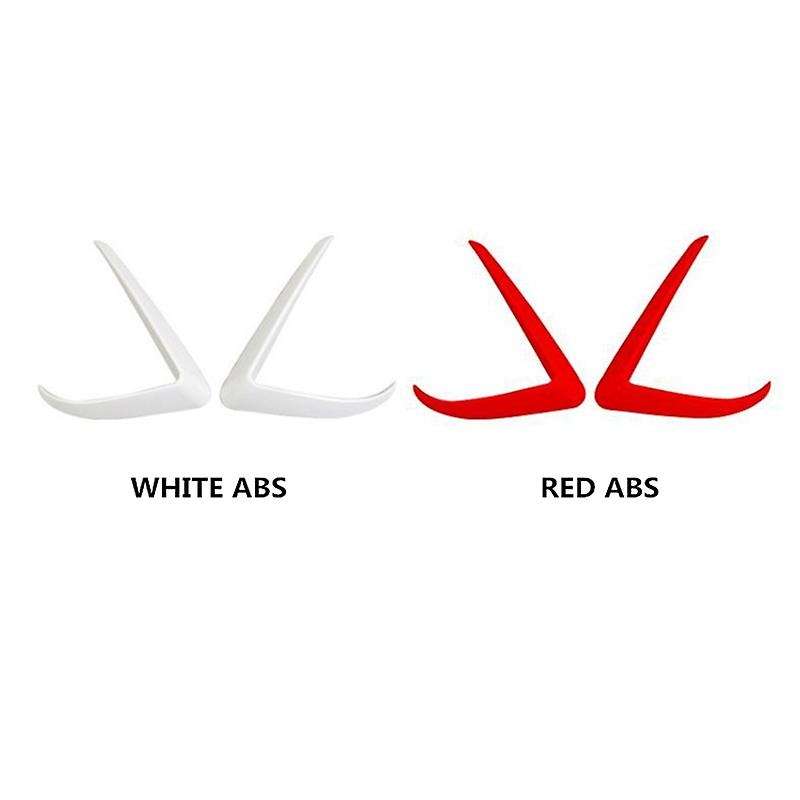 2x Auto Front Fog light Eyebrows for ABS Eyelids Cover Trim Front Bumper Decor Trim Car Accessories