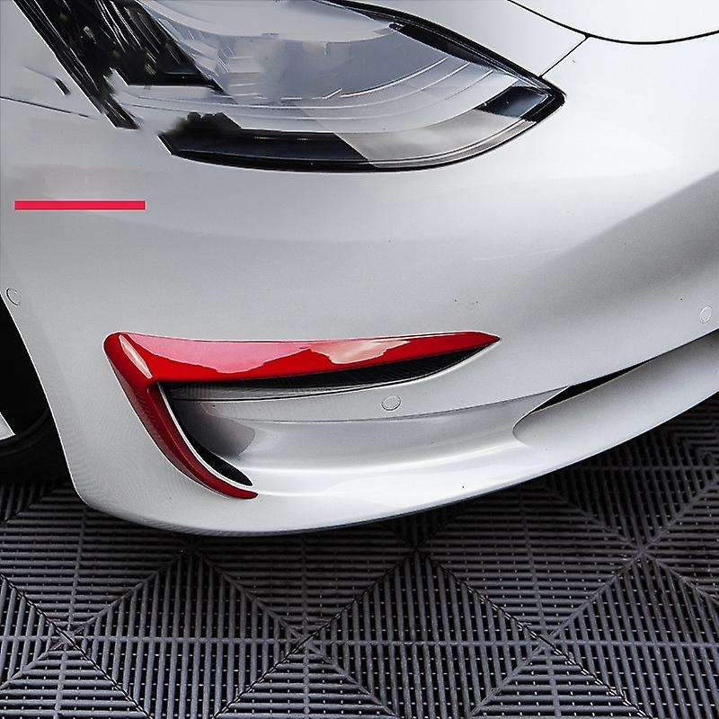 2x Auto Front Fog light Eyebrows for ABS Eyelids Cover Trim Front Bumper Decor Trim Car Accessories
