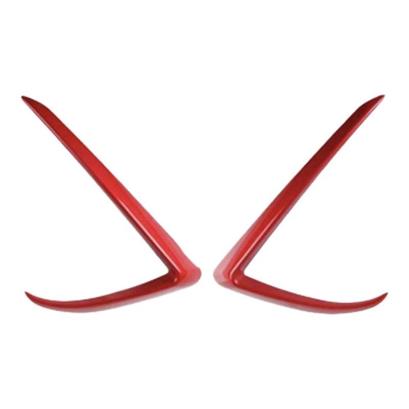 2x Auto Front Fog light Eyebrows for ABS Eyelids Cover Trim Front Bumper Decor Trim Car Accessories