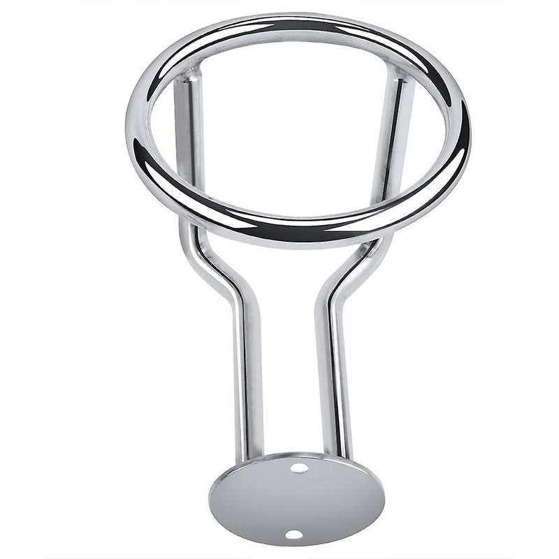 2x Boat Ring Cup Holder Stainless Steel Ringlike Drink Holder for Marine Yacht