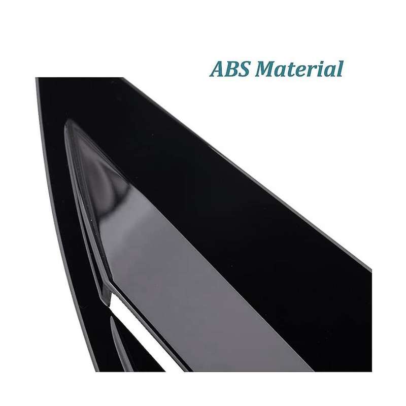 2x Black Rear Side Window Quarter Louver Cover for K5 2020 2021 2022