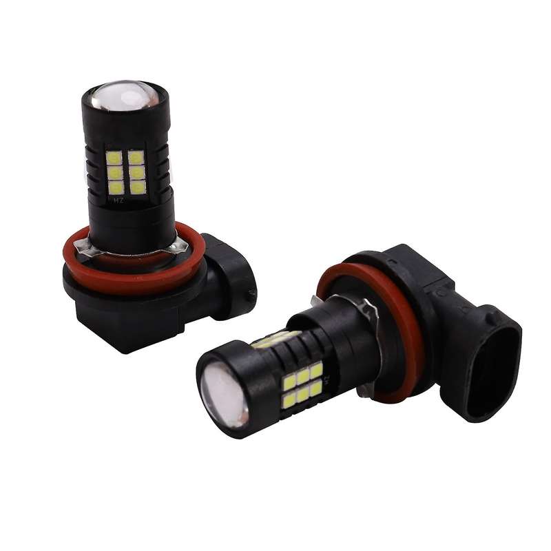 2x Canbus H8 3030 21Smd Led Drl Daytime Running Fog Light For