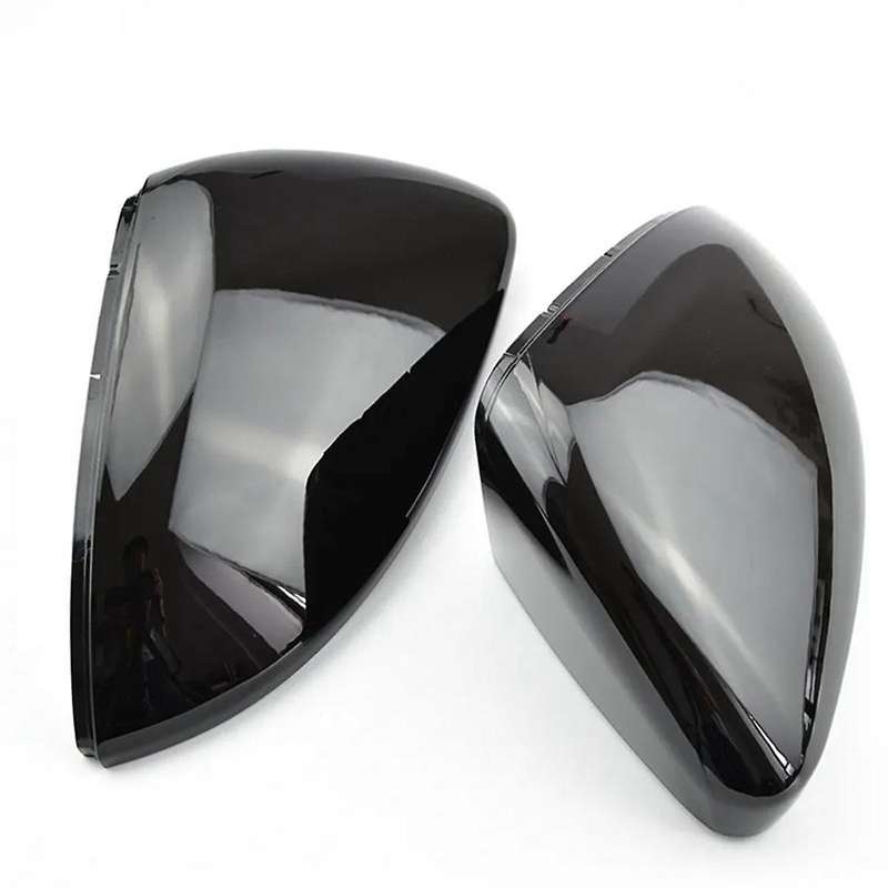 2x Car Black Rear View Mirror Cover for Golf 7 7.5 Jialu 2014-2018 Rear View Mirror Modification Par